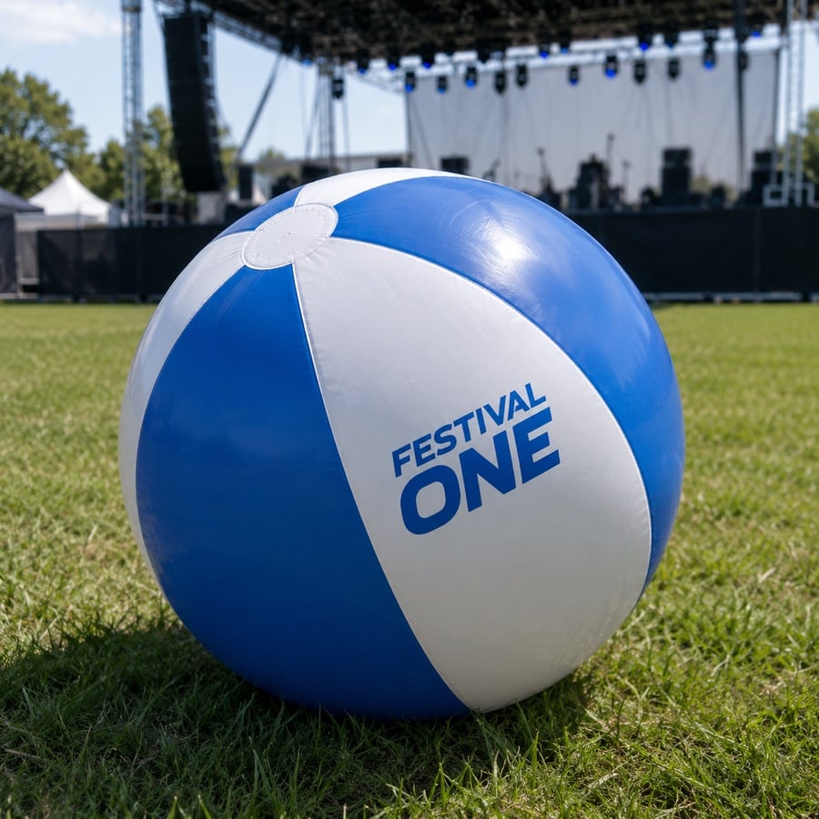 Giant jumbo custom beach ball with logo